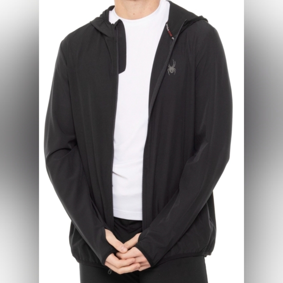 Spyder Active Full-Zip Hooded Jacket Size XL NWT MSRP $98 - Picture 1 of 8